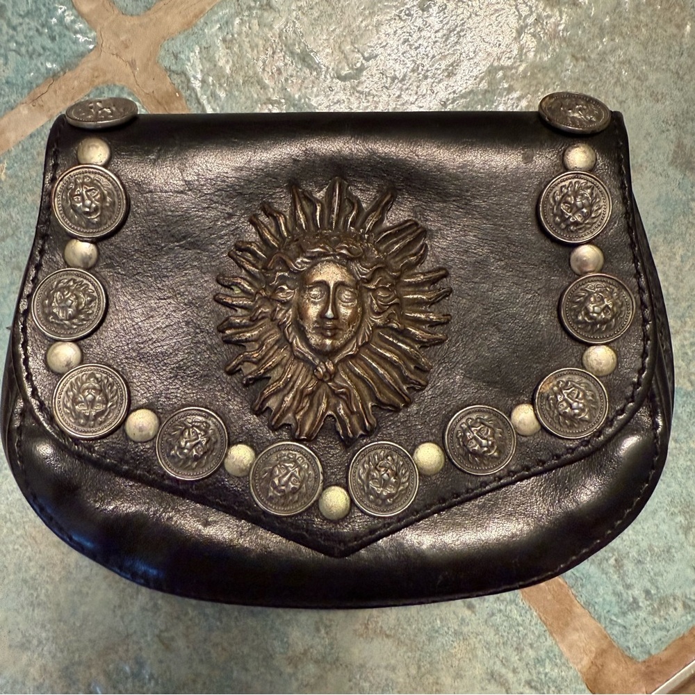 Black Leather Belt wallet